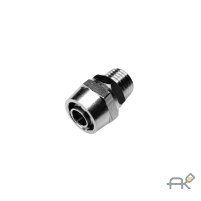 Фитинг обжимной под шланг 12 мм 1/4`НР Гамматест S08 1/4НРх12мм 